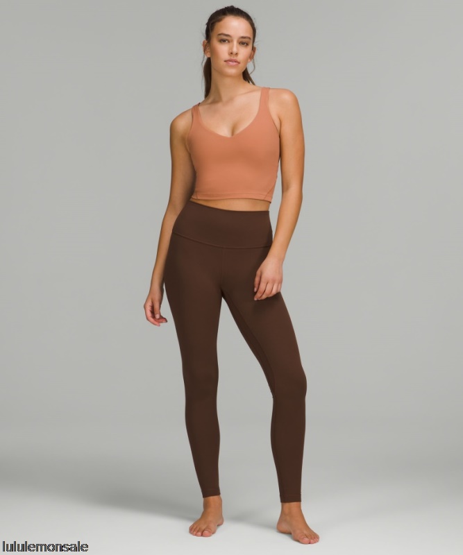Lululemon Damen DELULU147 | Ausrichten Tanktop Staubiger Ton